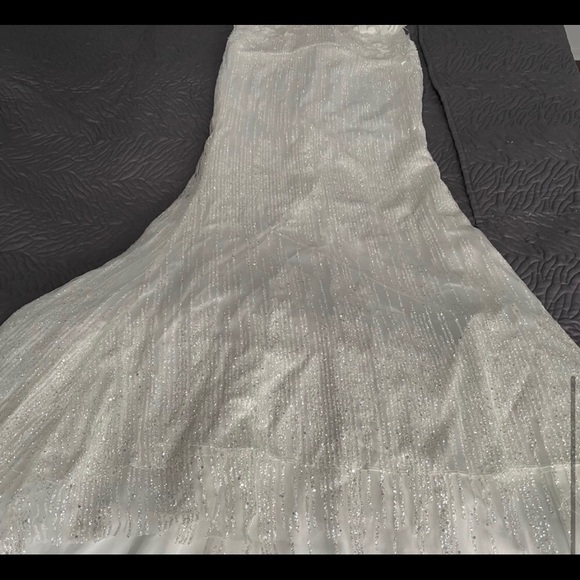 Portia & Scarlett white evening gown - Picture 7 of 12